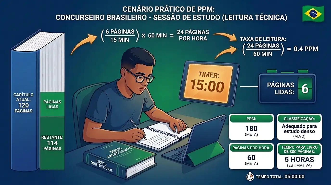 Exemplo prático de como medir seu PPM na vida real