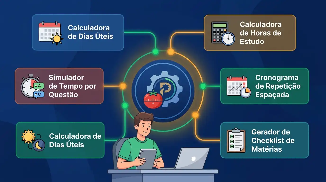 Ferramentas complementares para auxiliar sua aprovação