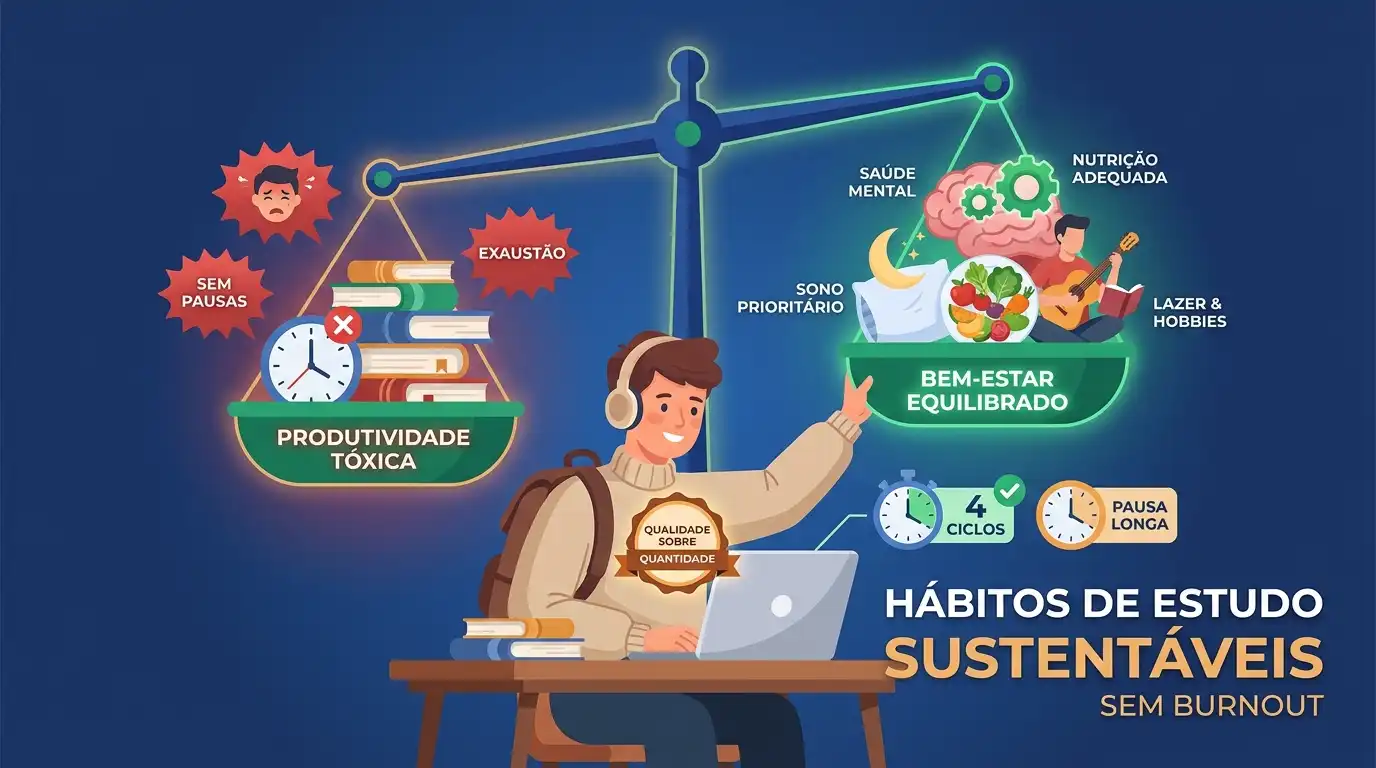Respeite seus limites e evite a produtividade tóxica nos estudos